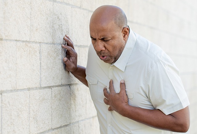 Man having heart problems in Tulsa